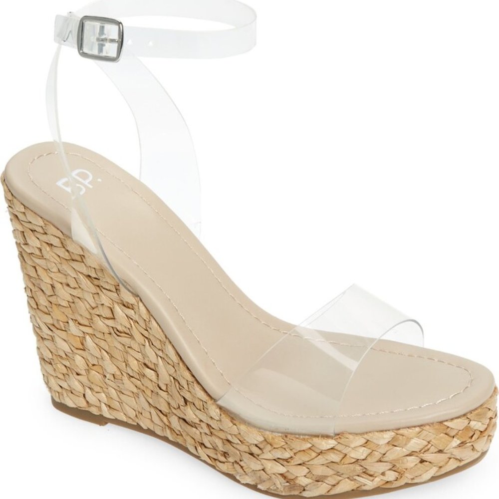 BP Ginny Clear Espadrilles - NWB